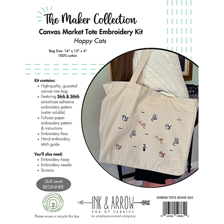 Embroidery Tote Kits     